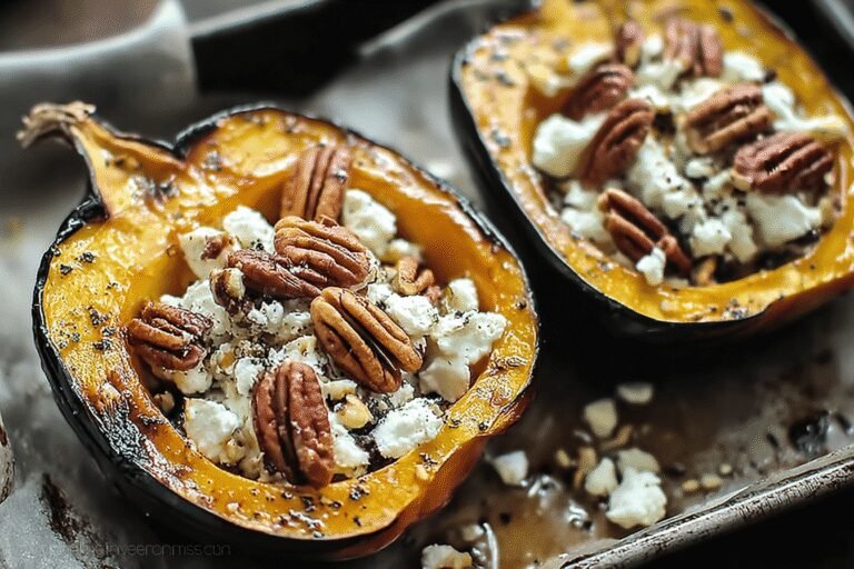 Maple Pecan Goat Cheese Roasted Acorn Squash 30.Png