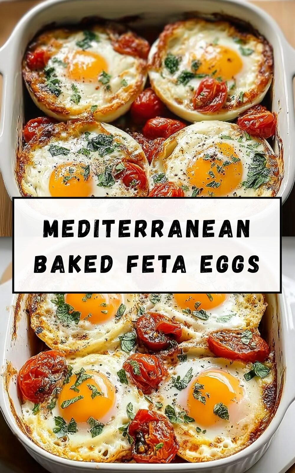 Mediterranean Baked Feta Eggs