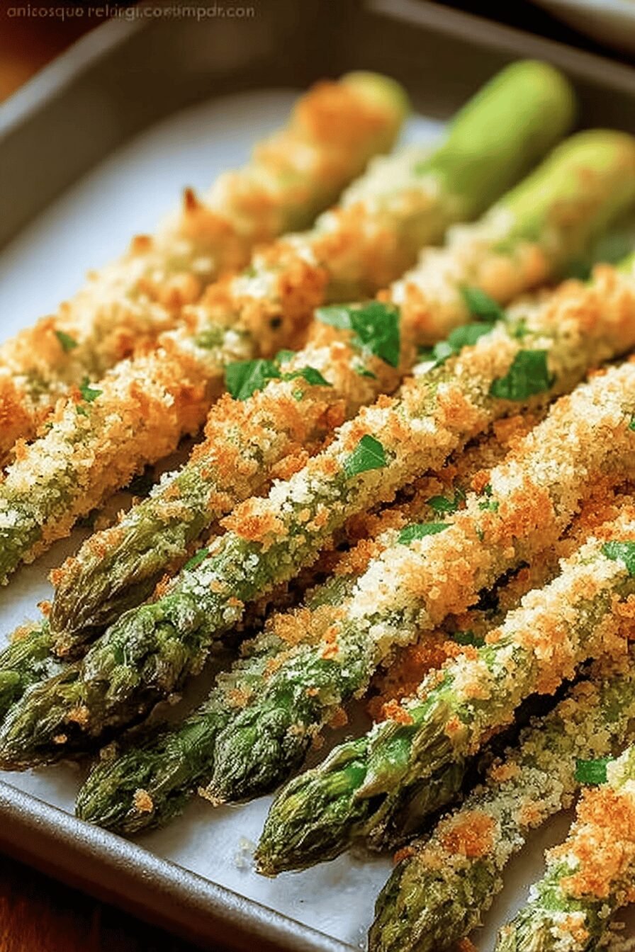 Parmesan Asparagus Fries Recipe Crispy And Easy To Make 6 Parmesan Asparagus Sticks