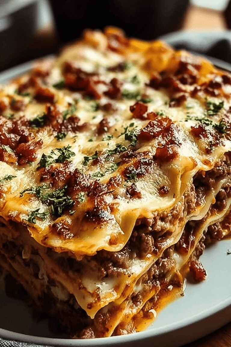Parmesan Garlic Cheeseburger Lasagna 86.Png