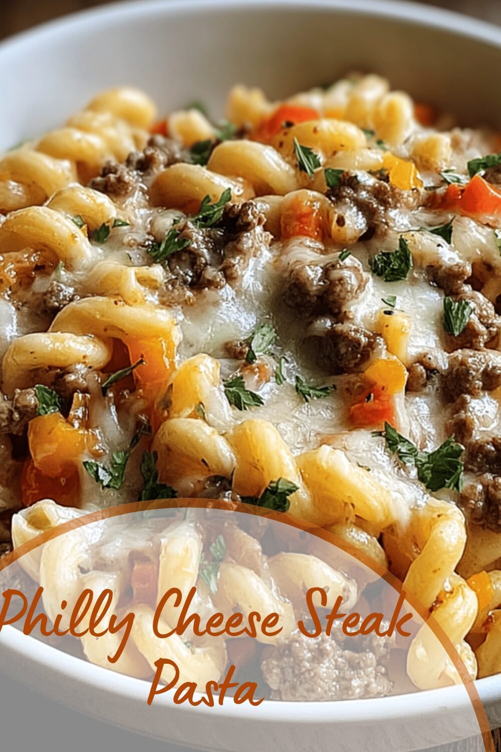 Philly Cheesesteak Pasta Skillet Recipe With Savory Cheese Sauce 7 Philly Cheese Steak Pasta