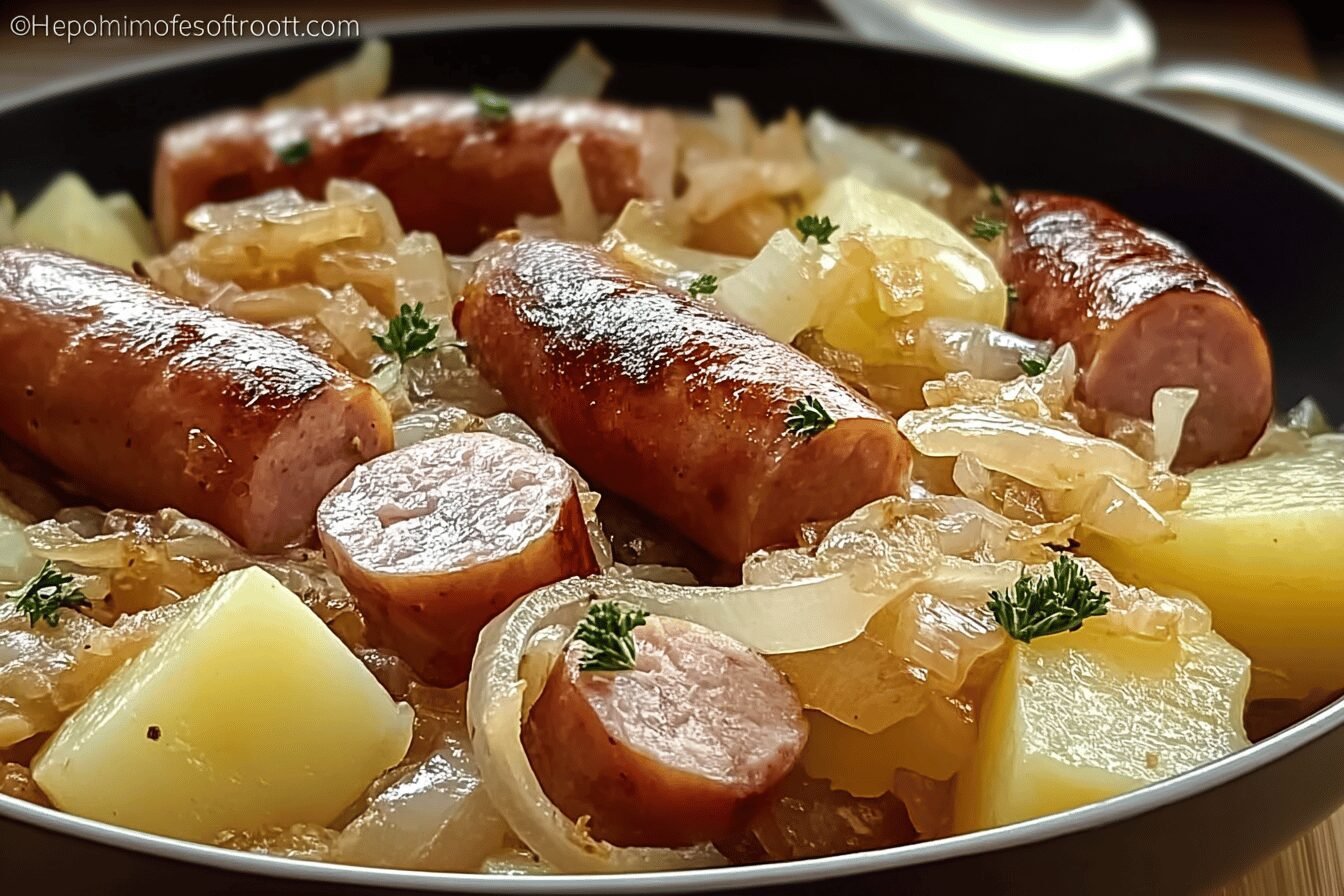 Polish Sausage Sauerkraut Potatoes