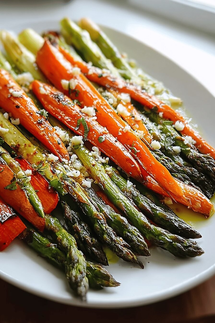 Roasted Asparagus And Carrots With Simple Seasoning For Flavorful Sides 6 Roasted Asparagus Carrots