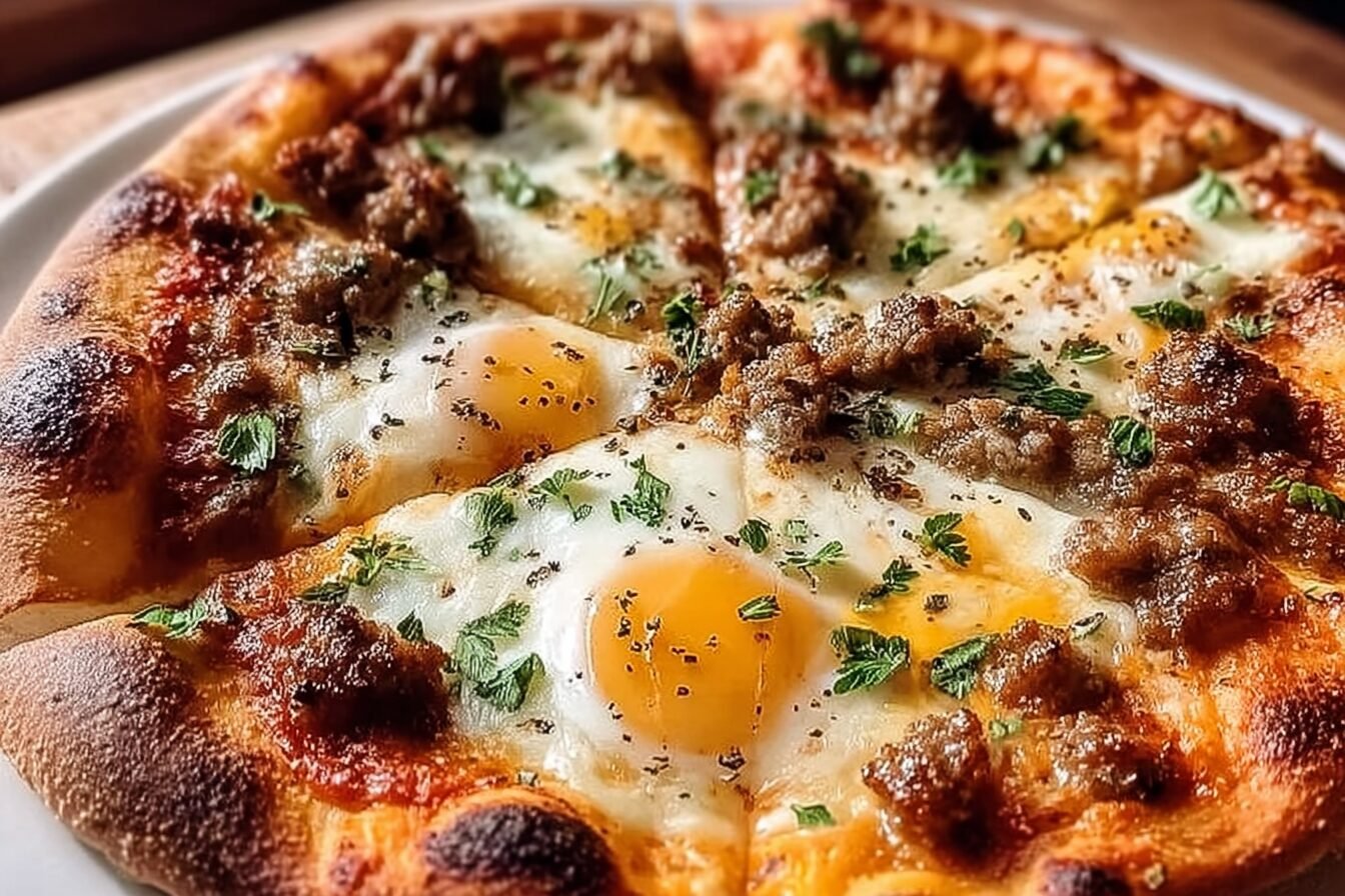 Sausage Breakfast Pizza