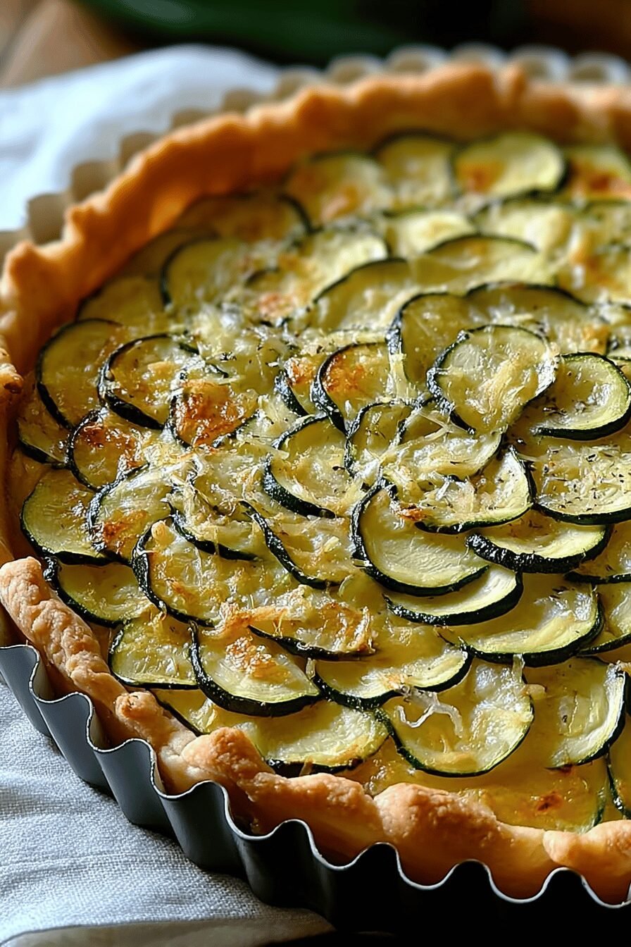 Scarpaccia Zucchini Tart