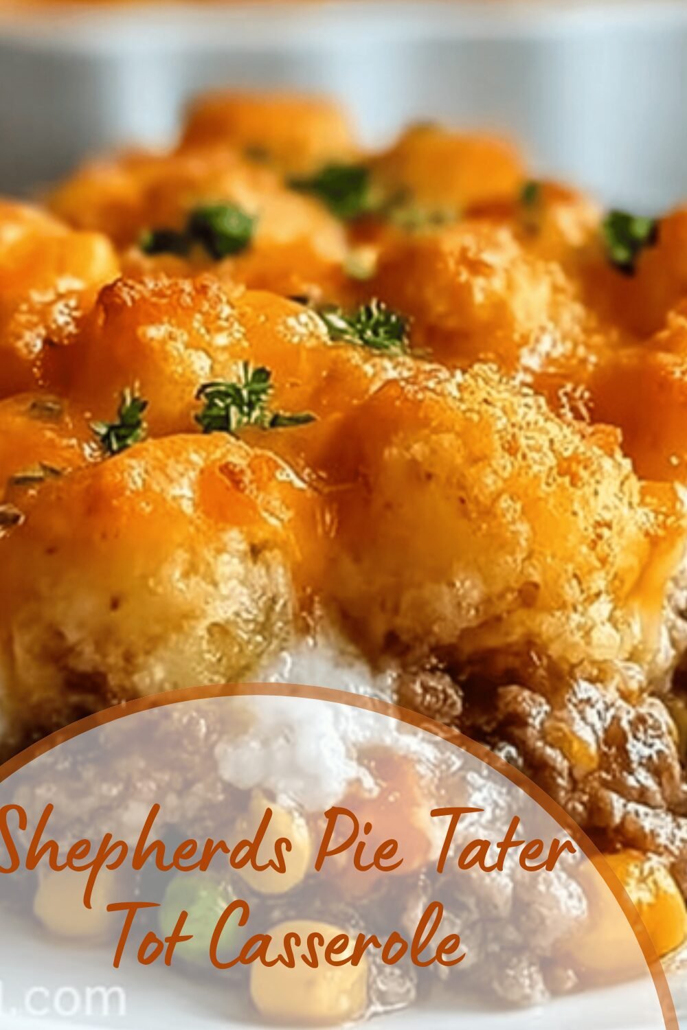 Shepherds Pie Tater Tot Casserole
