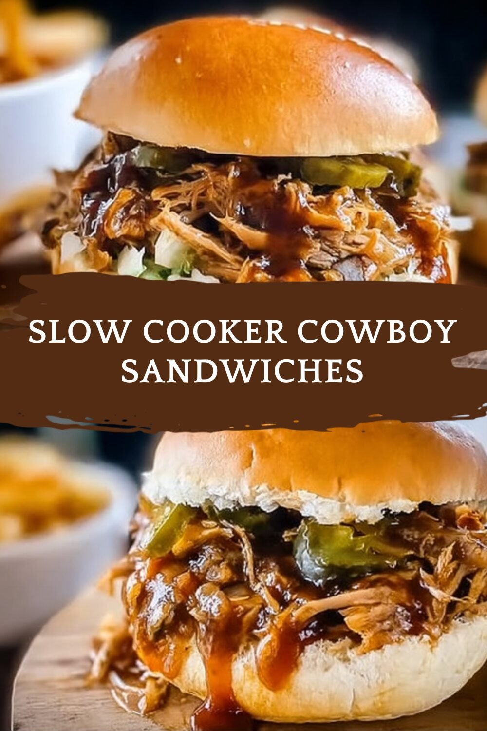 Slow Cooker Cowboy Sandwiches