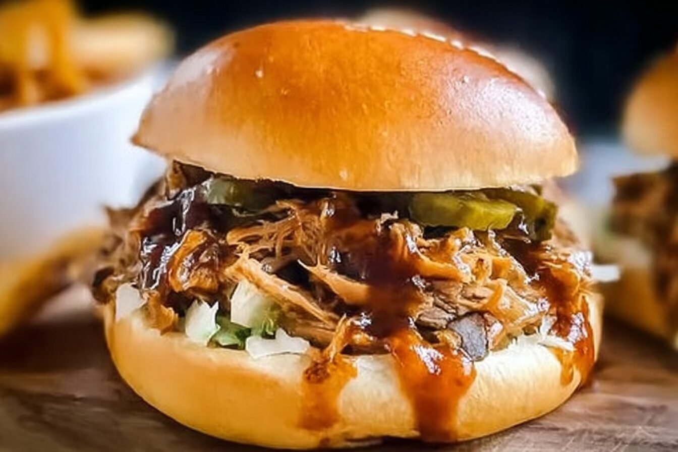 Slow Cooker Cowboy Sandwiches