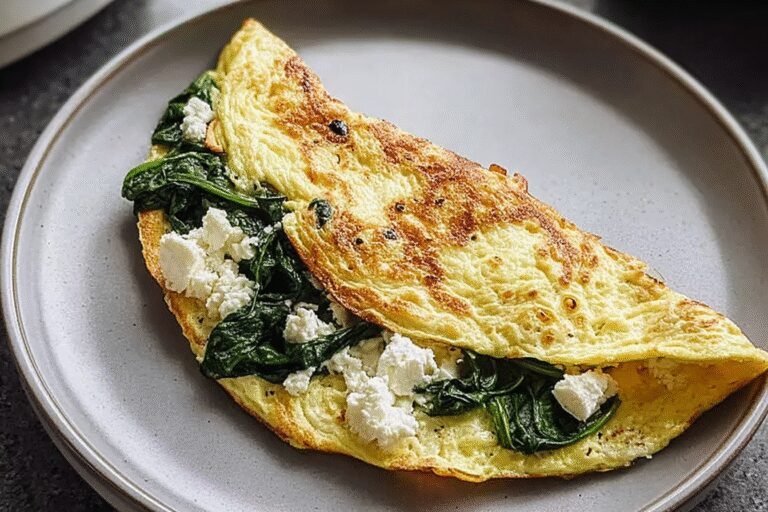 Spinach And Feta Omelet 11.Png