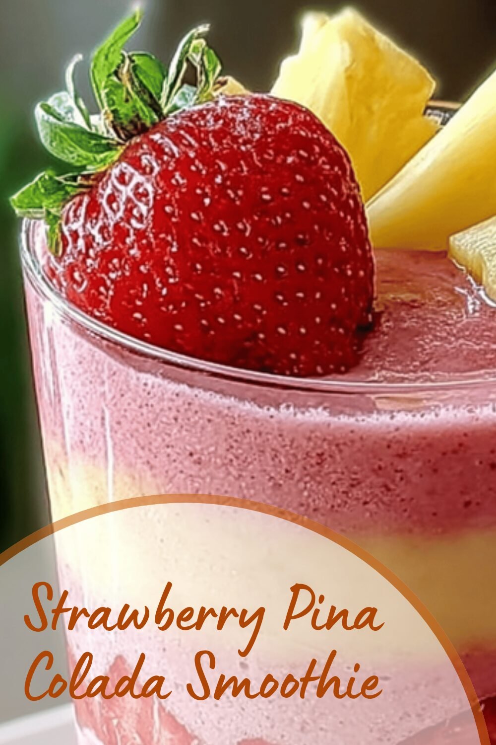 Strawberry Pina Colada Smoothie