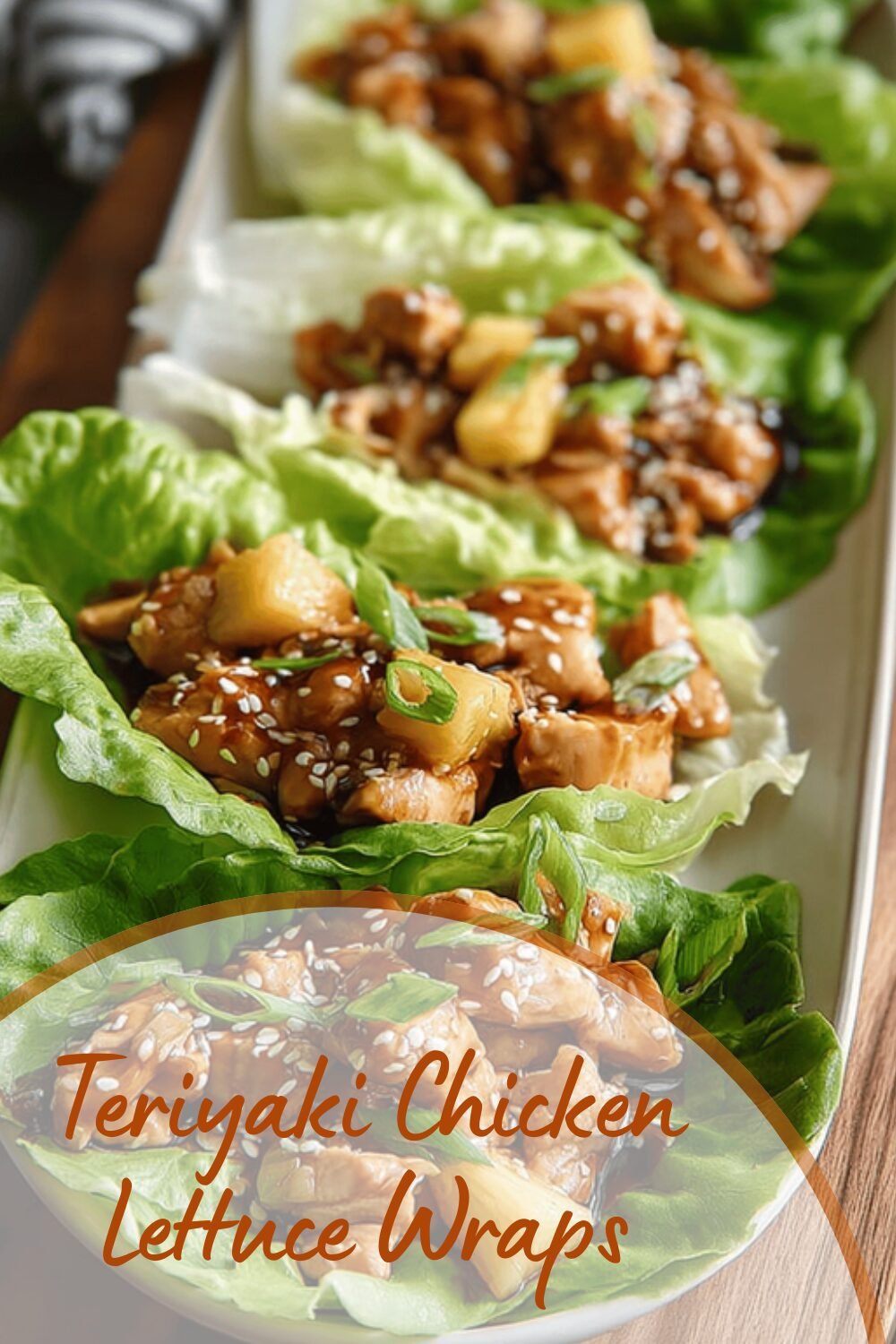 Teriyaki Chicken Lettuce Wraps