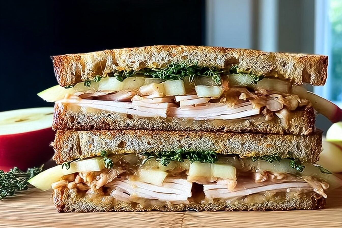 Turkey Apple White Cheddar Sandwich