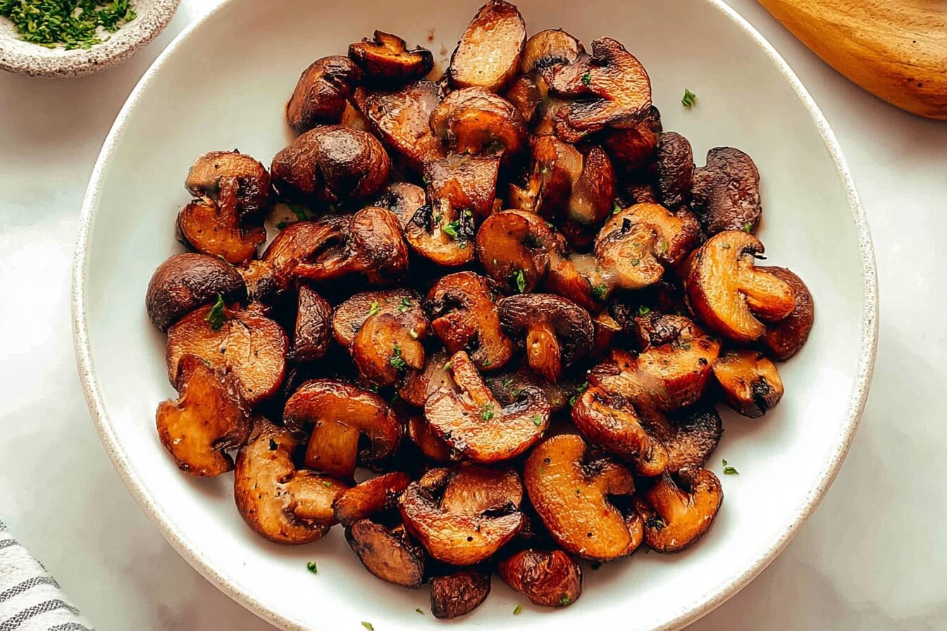 Air Fryer Mushrooms