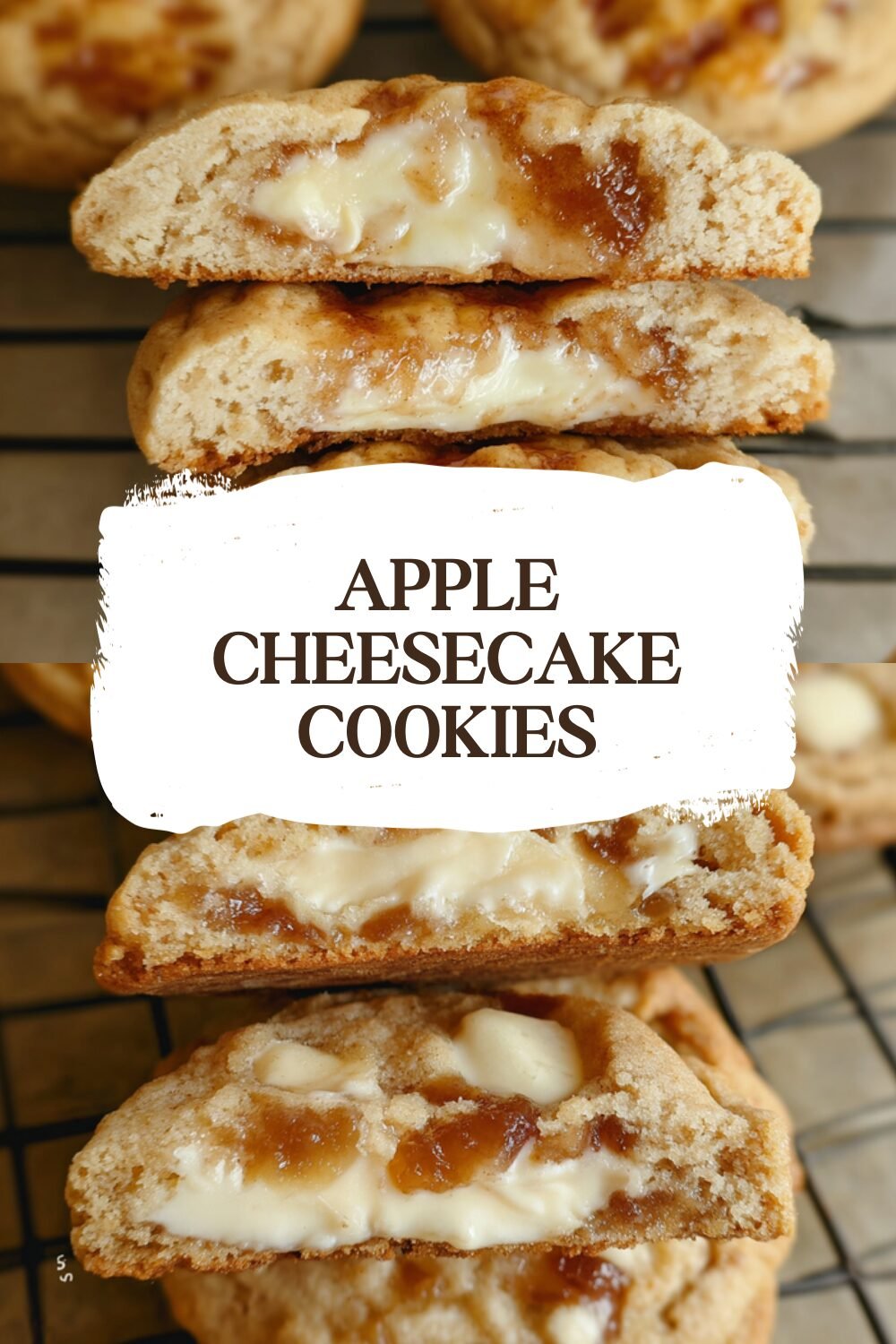 Apple Cheesecake Cookies