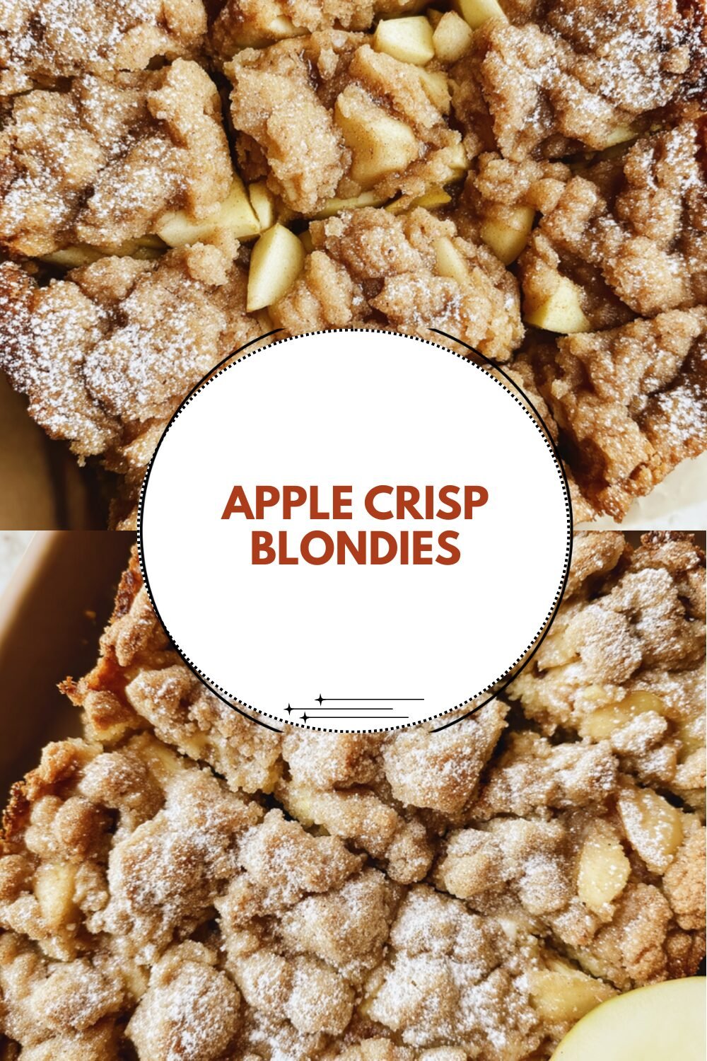 Apple Crisp Blondies