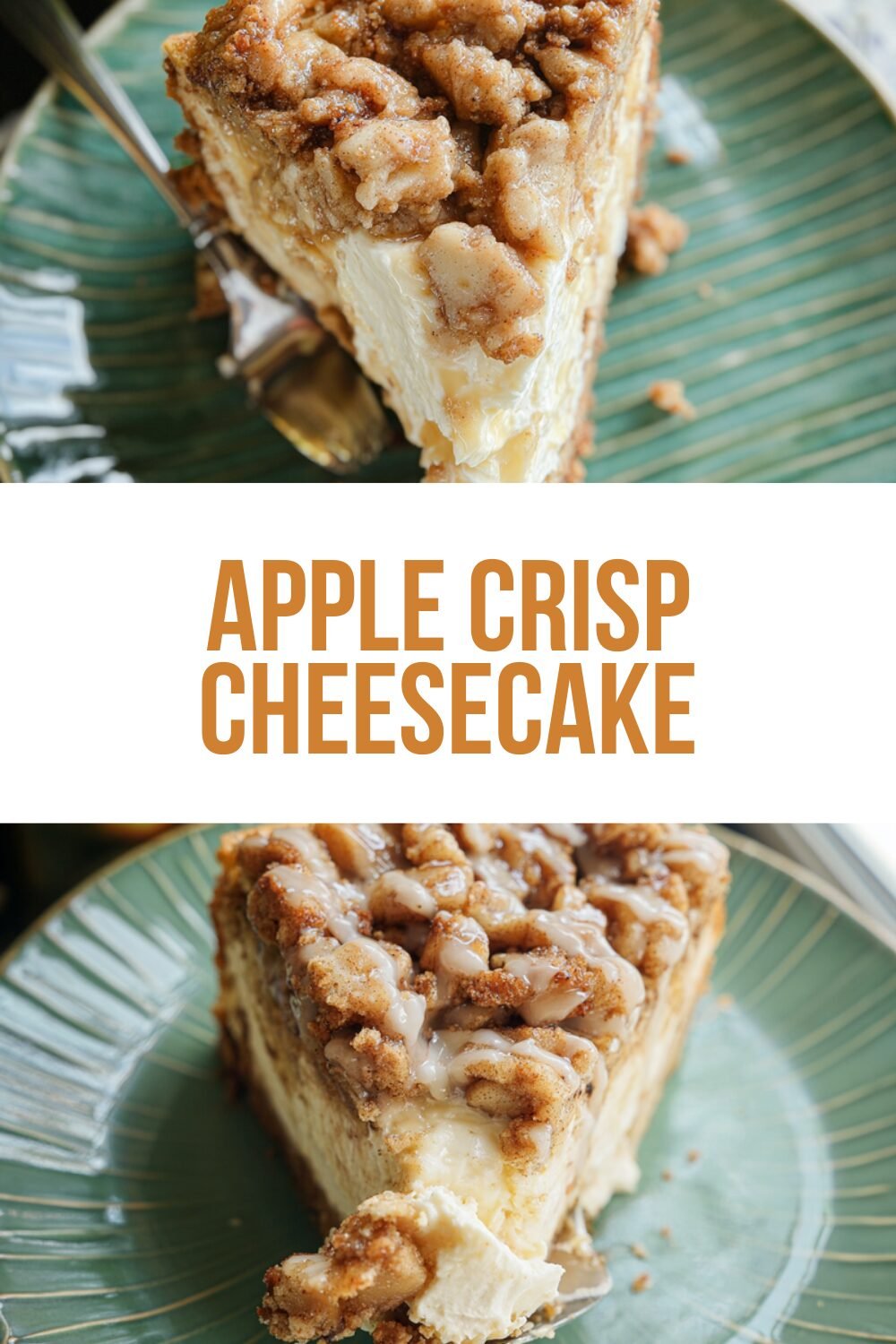 Apple Crisp Cheesecake