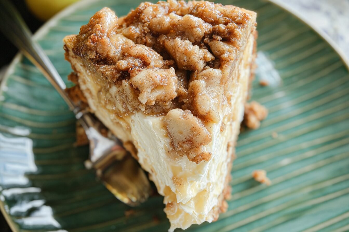 Apple Crisp Cheesecake