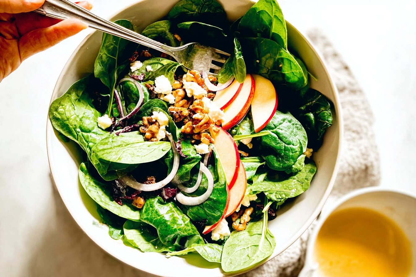 Apple Spinach Salad