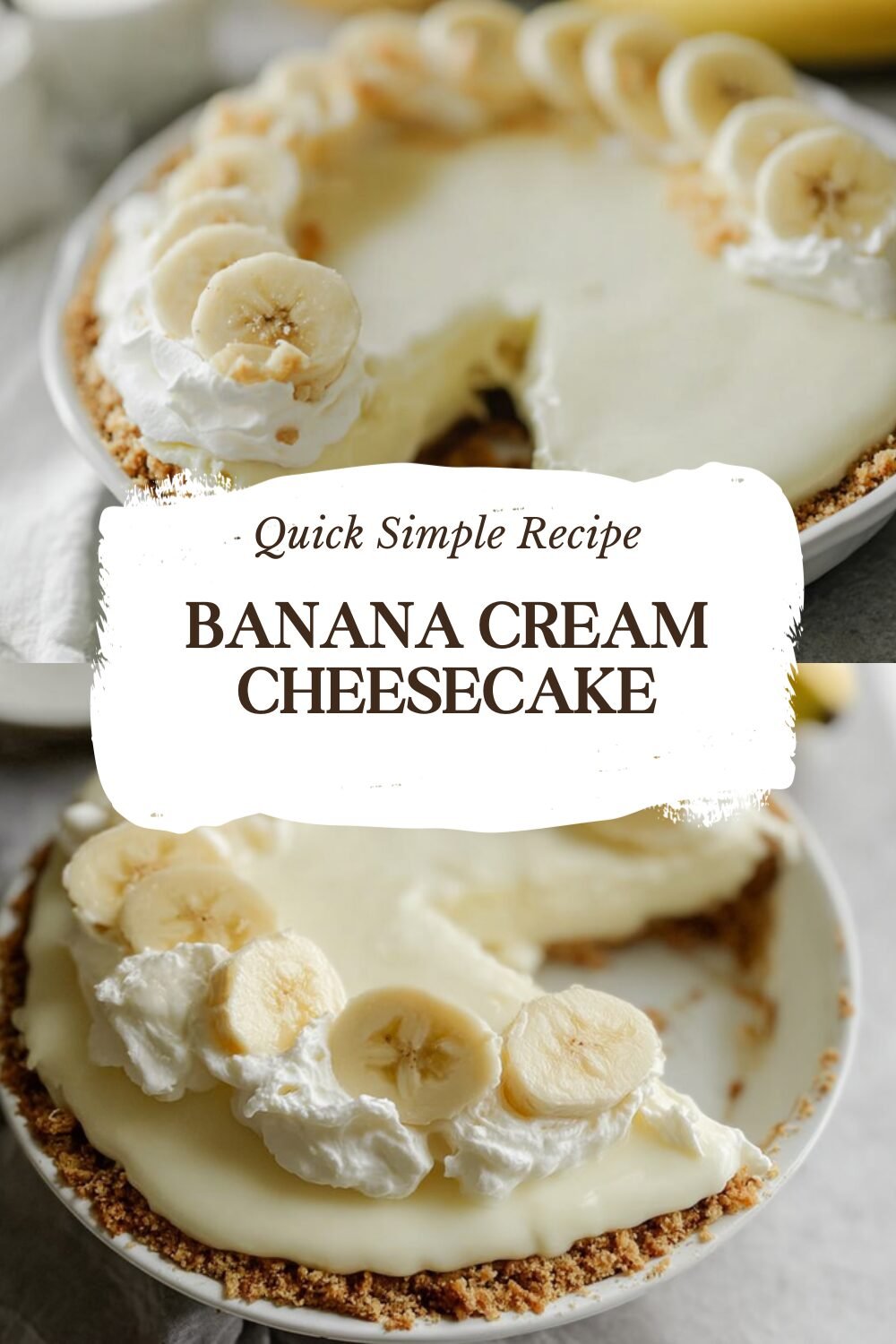 Banana Cream Cheesecake