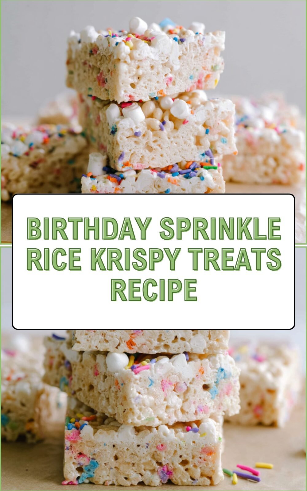Birthday Sprinkle Rice Krispy Treats Recipe