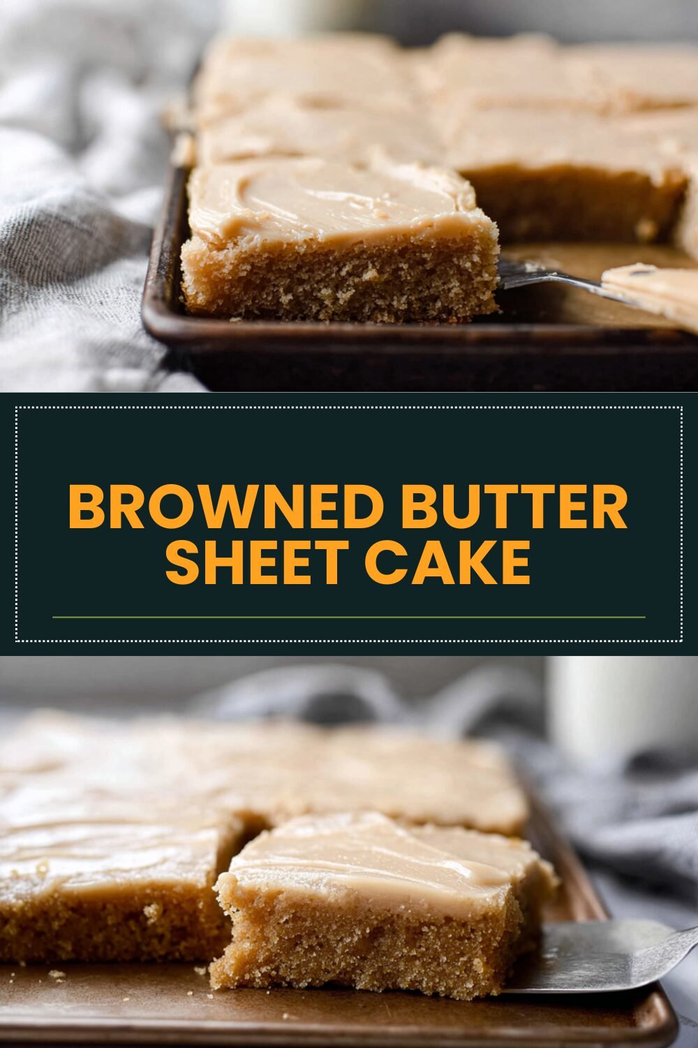 Browned Butter Sheet Cake