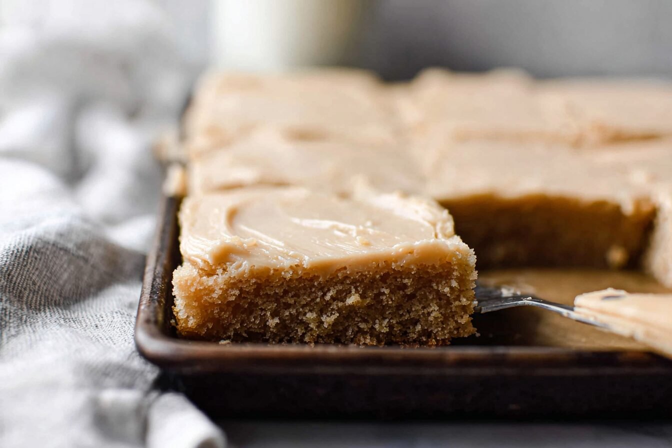 Browned Butter Sheet Cake
