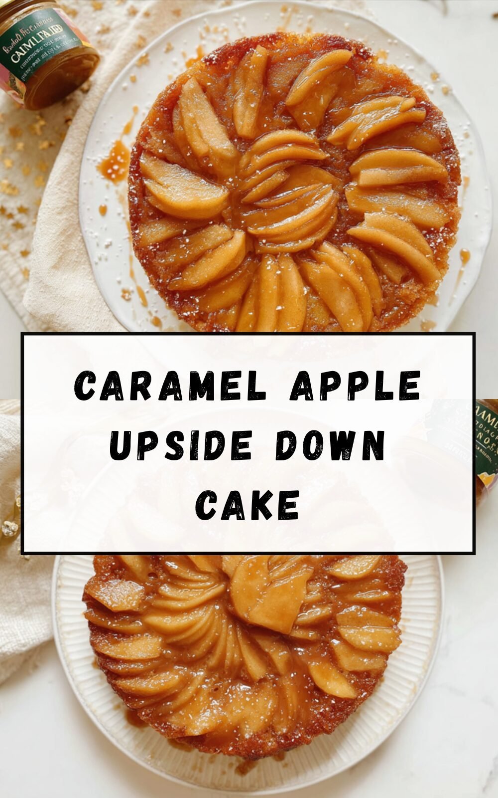 Caramel Apple Upside Down Cake