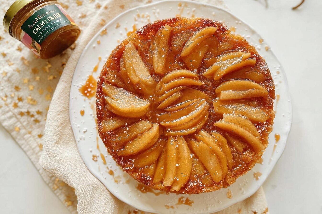 Caramel Apple Upside Down Cake