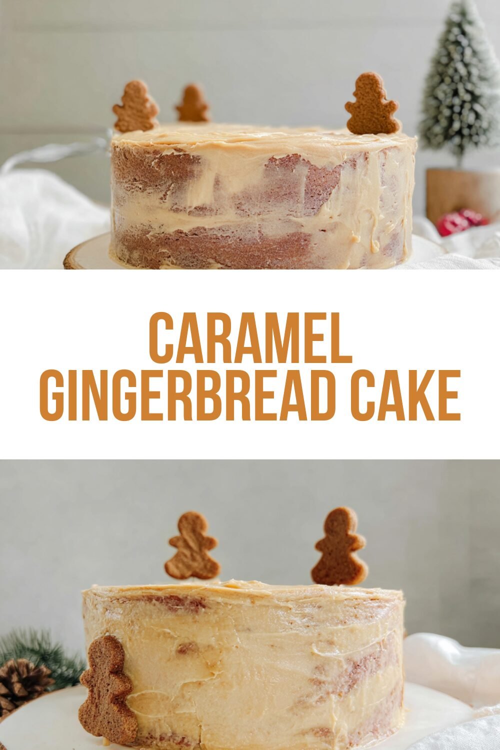 Caramel Gingerbread Cake