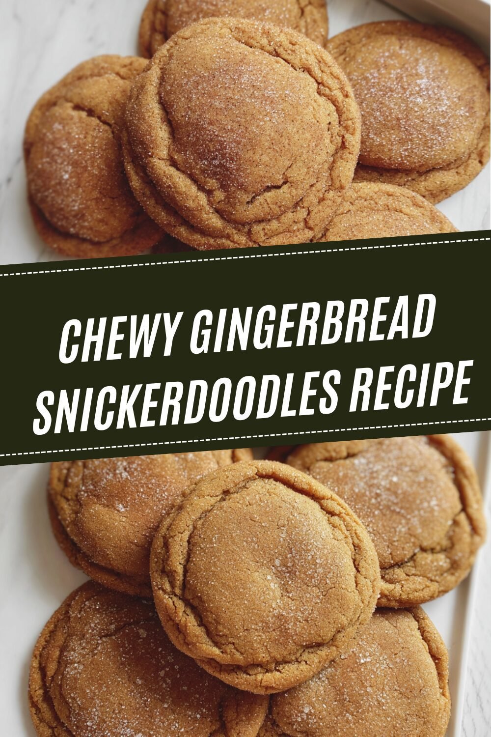Chewy Gingerbread Snickerdoodles Recipe