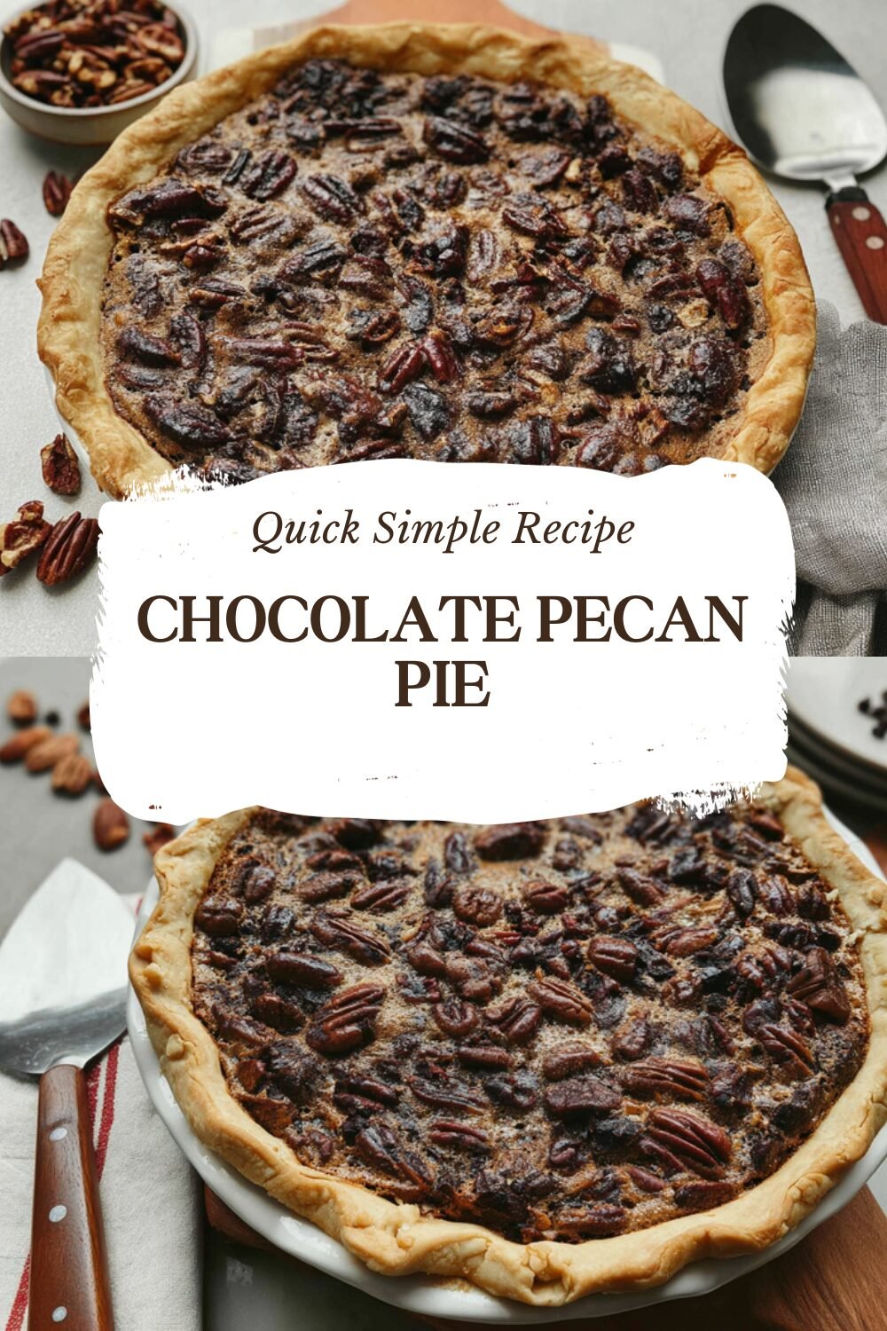 Chocolate Pecan Pie