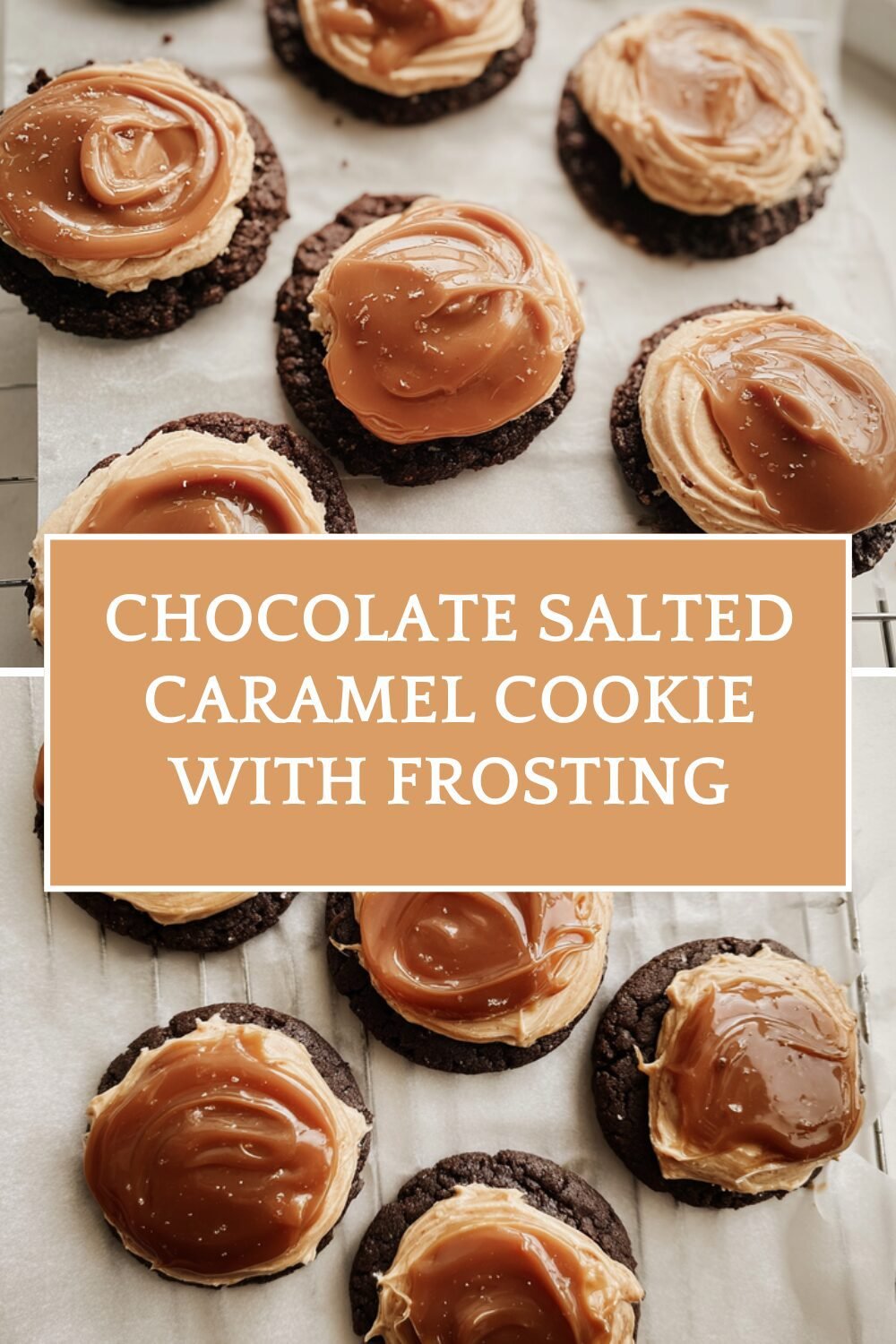 Chocolate Salted Caramel Cookie With Frosting