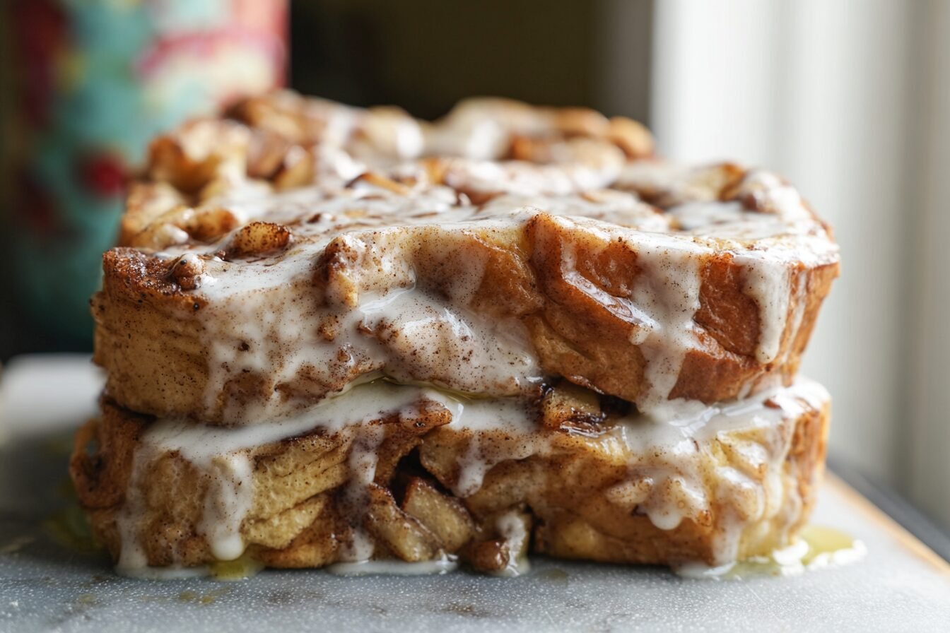 Cinnamon Apple Fritter Bread