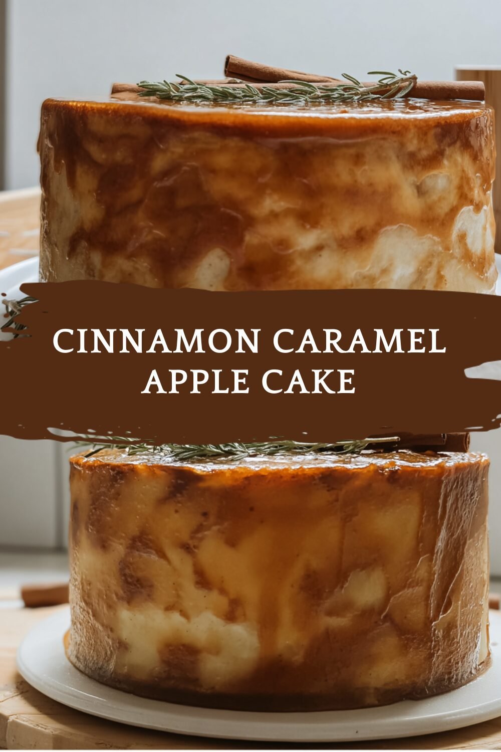 Cinnamon Caramel Apple Cake