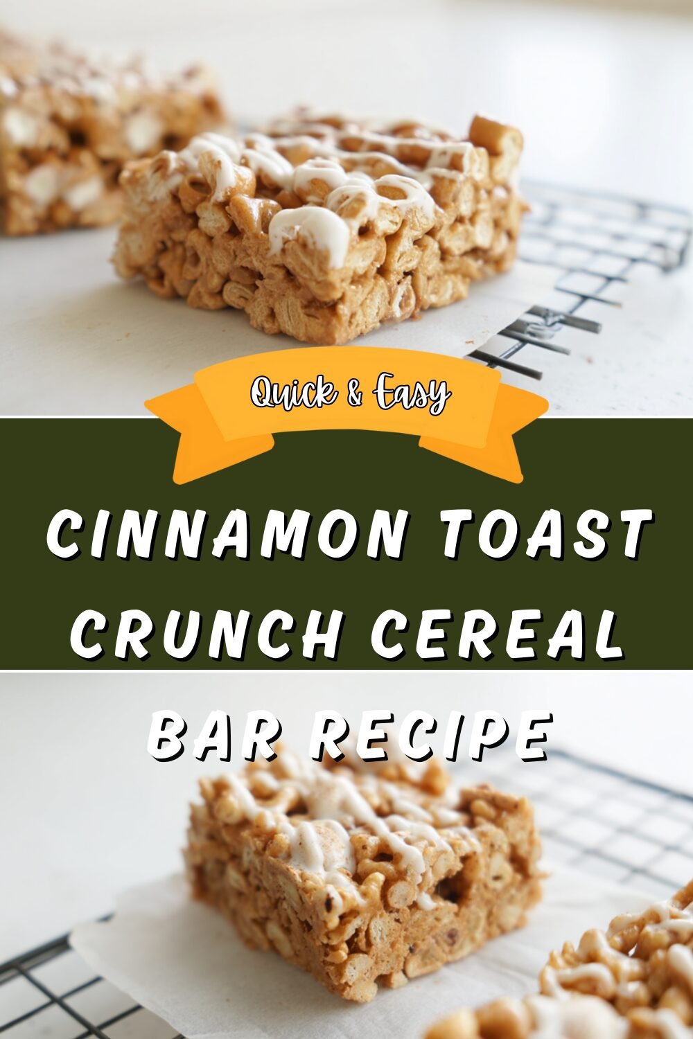 Cinnamon Toast Crunch Cereal Bar Recipe