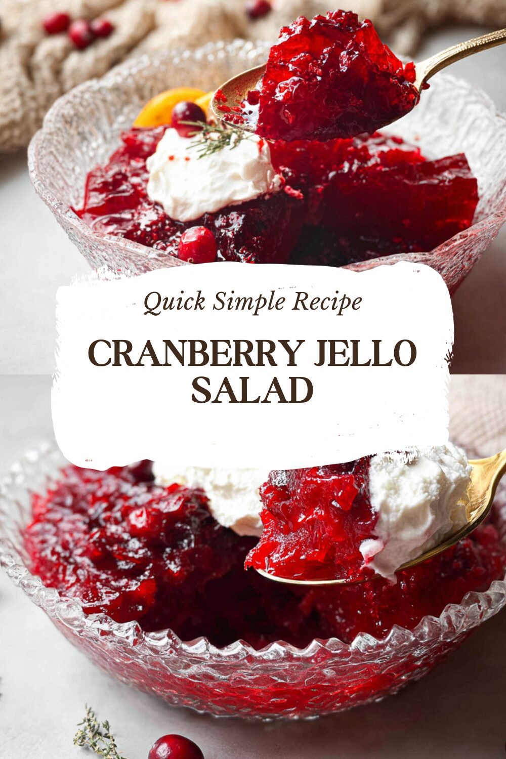 Cranberry Jello Salad