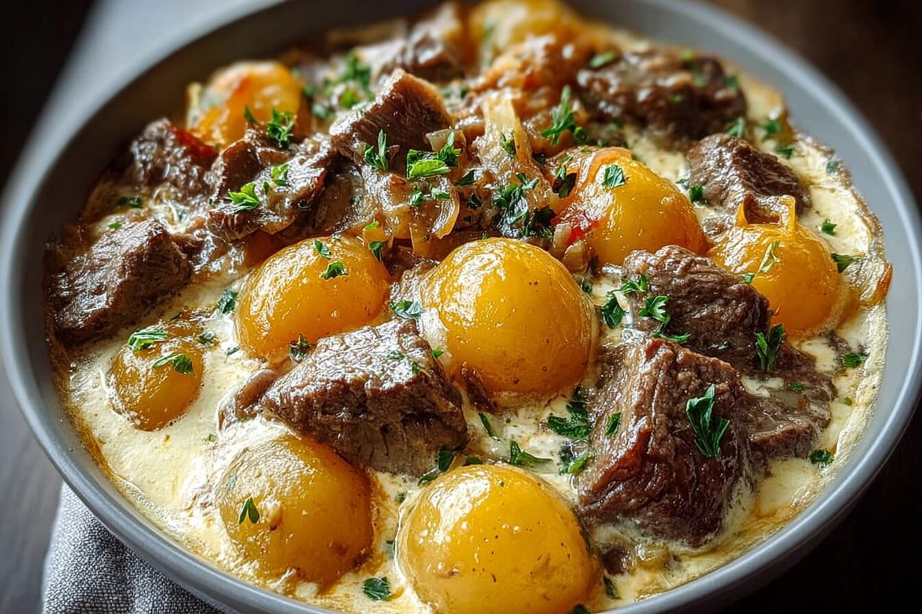 Creamy Beef Potato Casserole