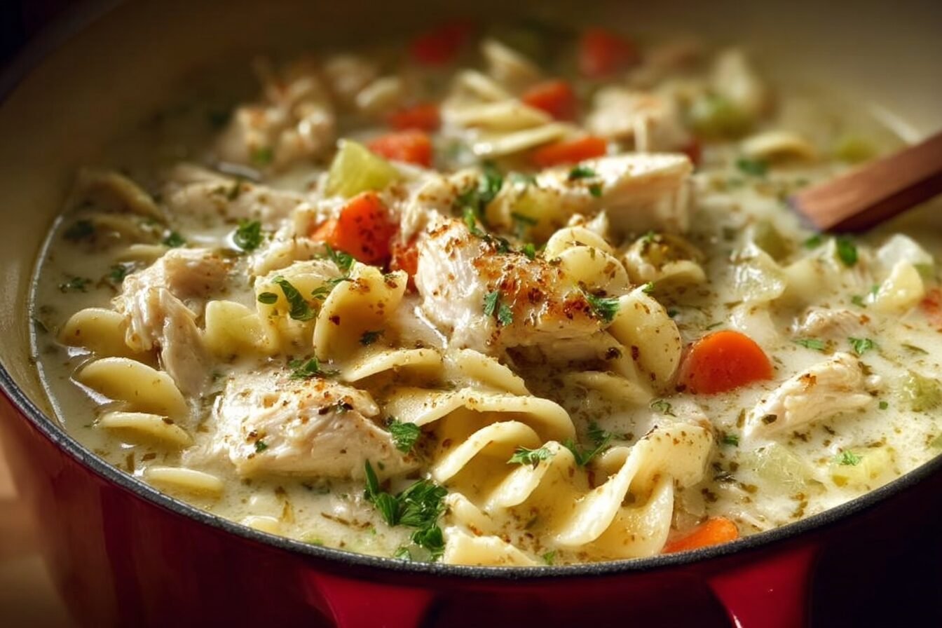 Creamy Chicken Noodle Soup