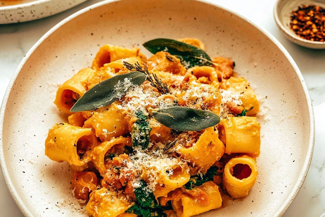 Pumpkin Pasta Recipe With Rich Creamy Sauce And Savory Spices 6 Creamy Pumpkin Pasta