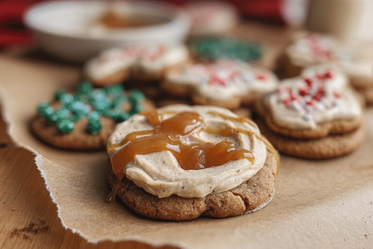 Frosted Caramel Gingerbread Cookies 95.Png