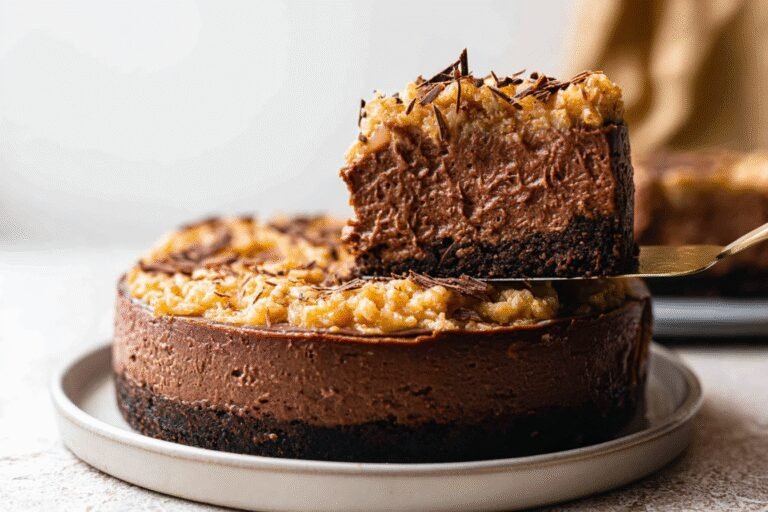 German Chocolate Cheesecake 22.Png