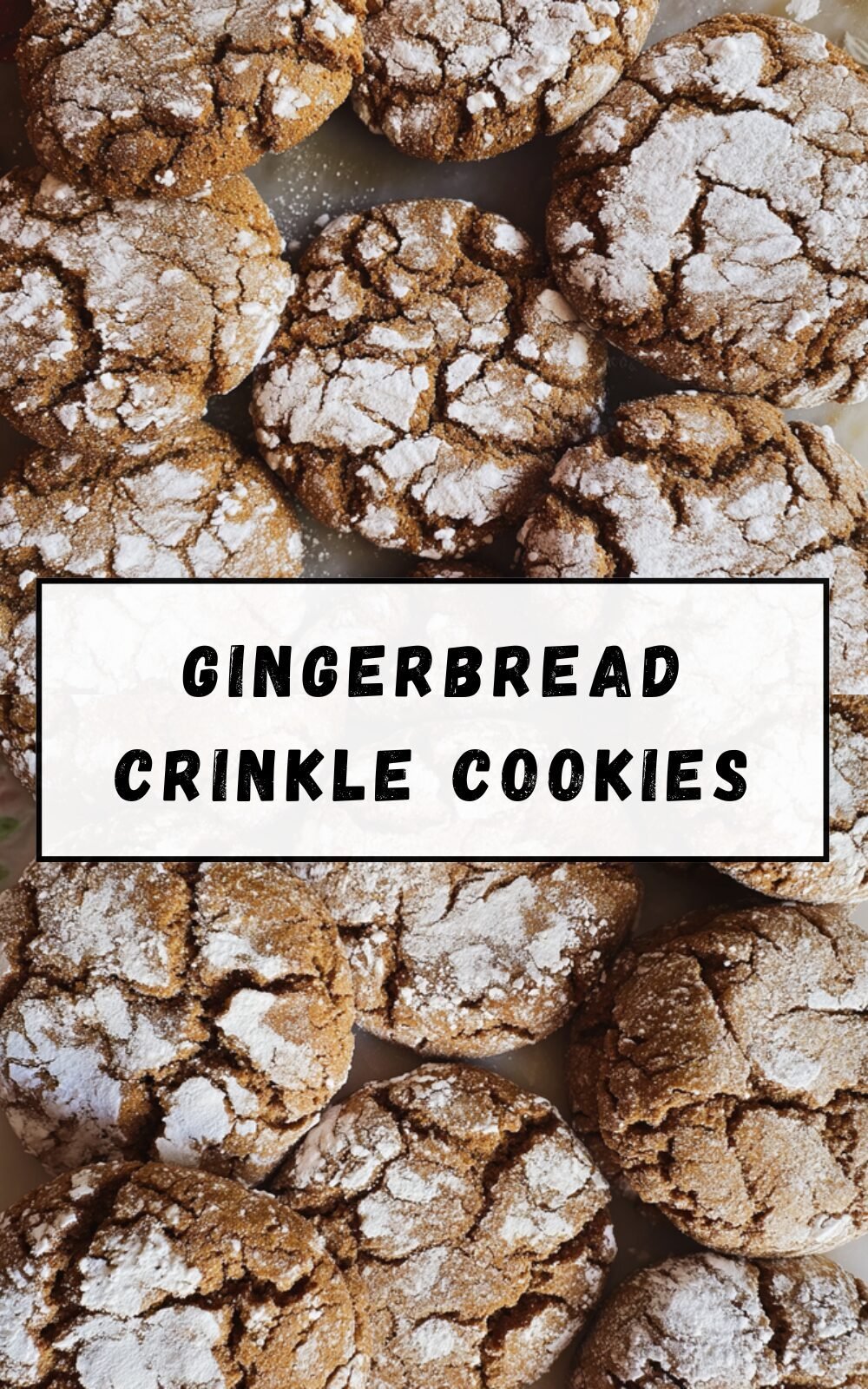 Gingerbread Crinkle Cookies