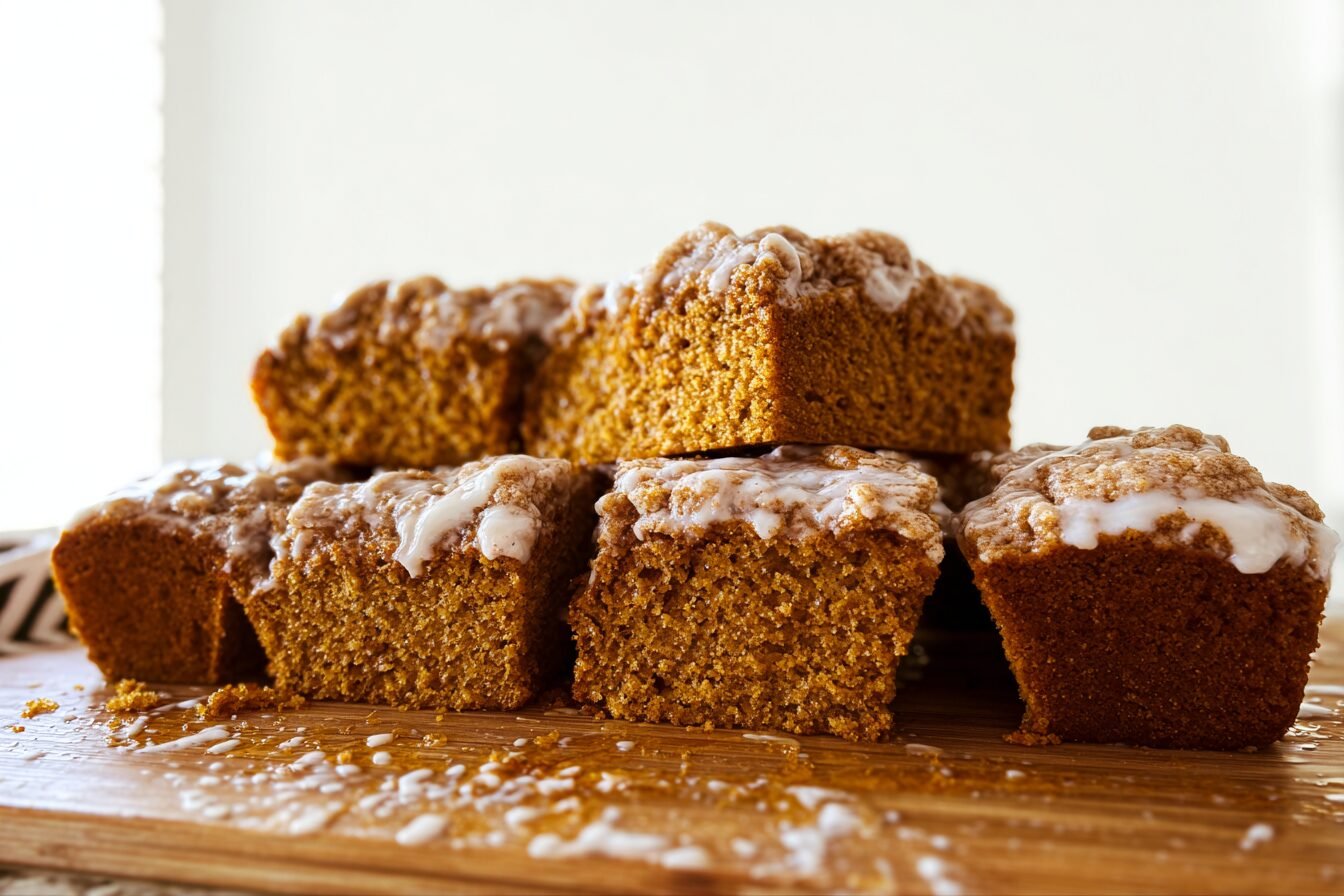 Glazed Pumpkin Coffee Cake
