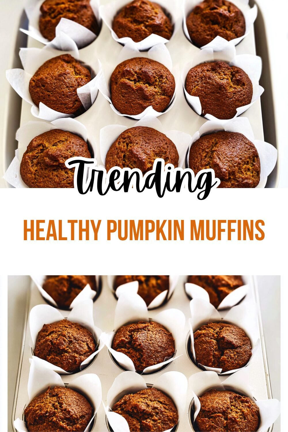 Healthy Pumpkin Muffins