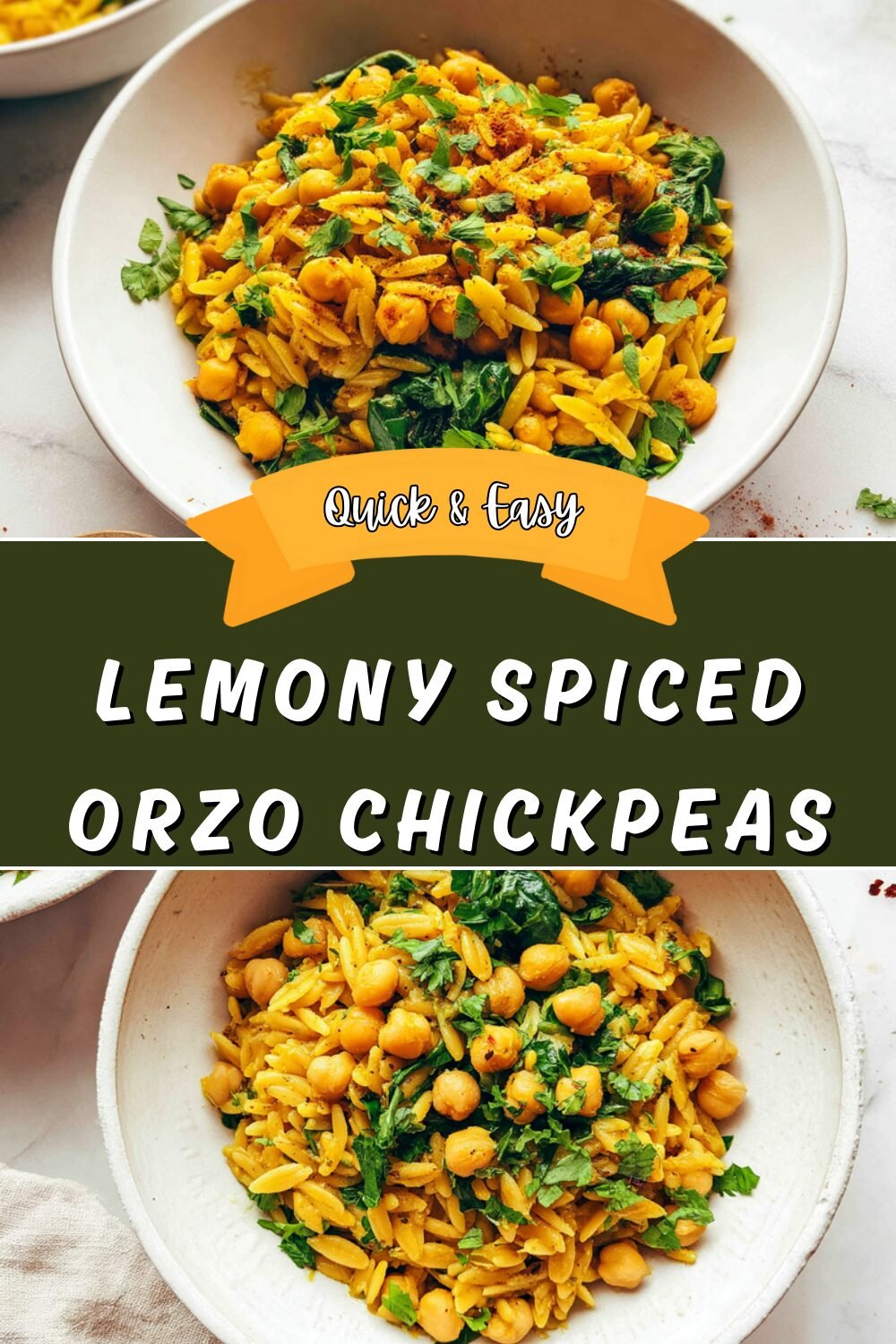 Lemony Spiced Orzo With Chickpeas For A Flavorful Meal 7 Lemony Spiced Orzo Chickpeas