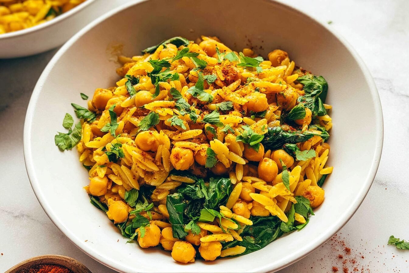 Lemony Spiced Orzo With Chickpeas For A Flavorful Meal 6 Lemony Spiced Orzo Chickpeas