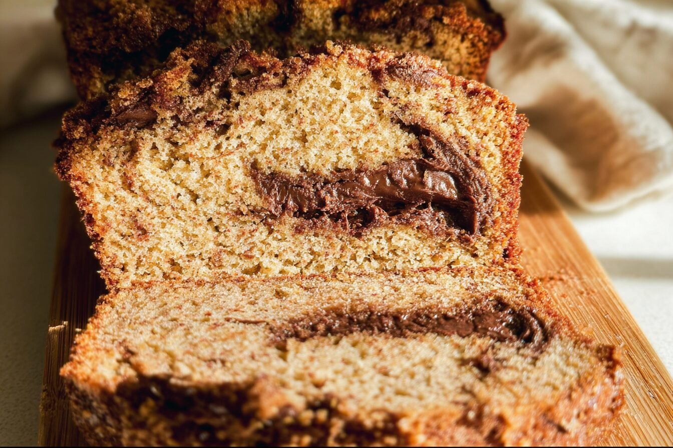 Nutella Banana Bread