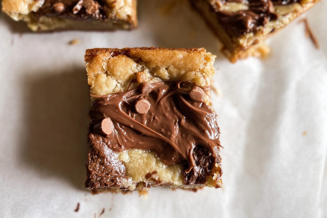 Nutella Blondies