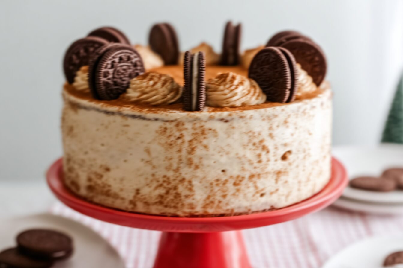 Oreo Gingerbread Cake