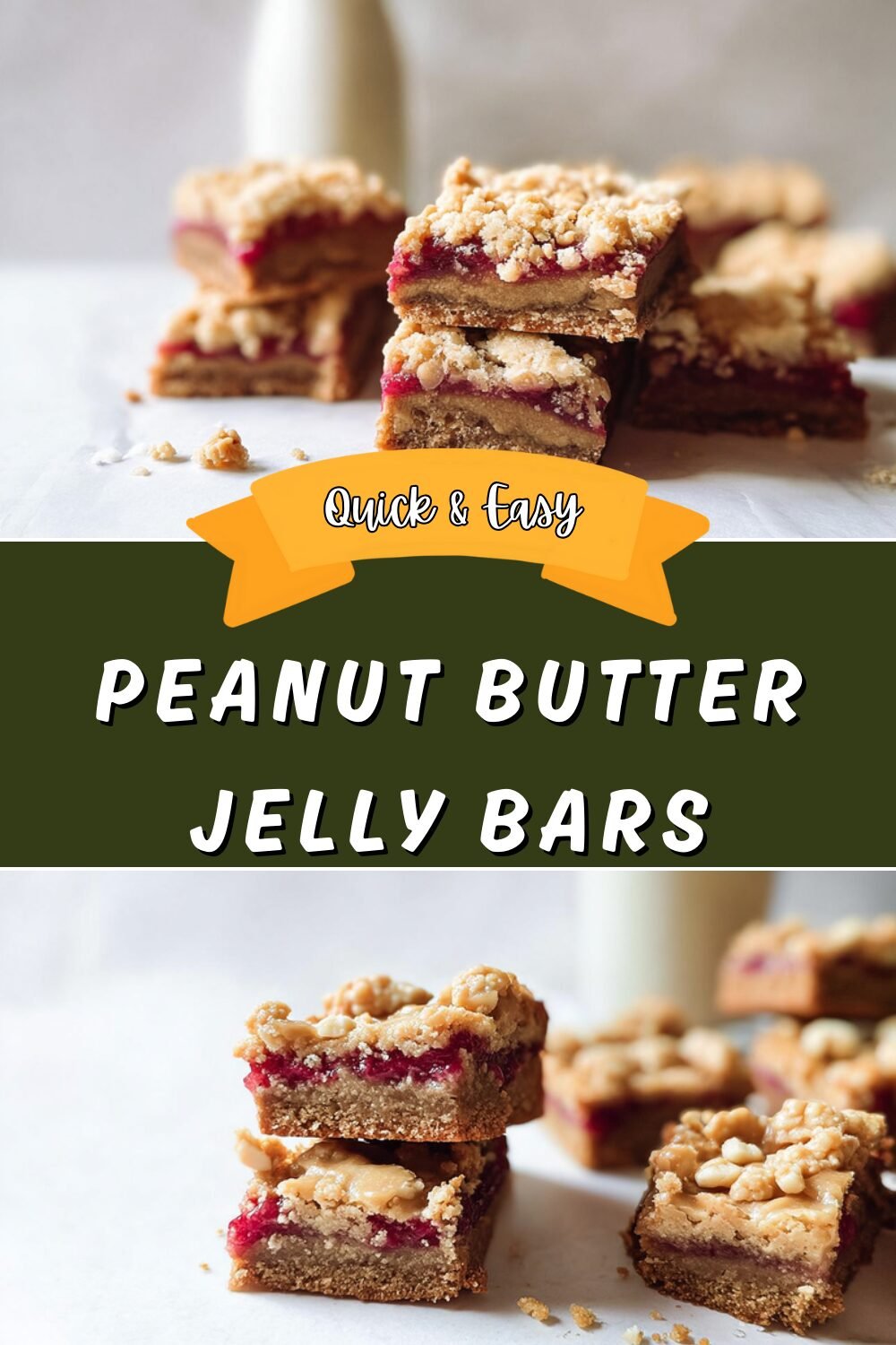 Peanut Butter Jelly Bars